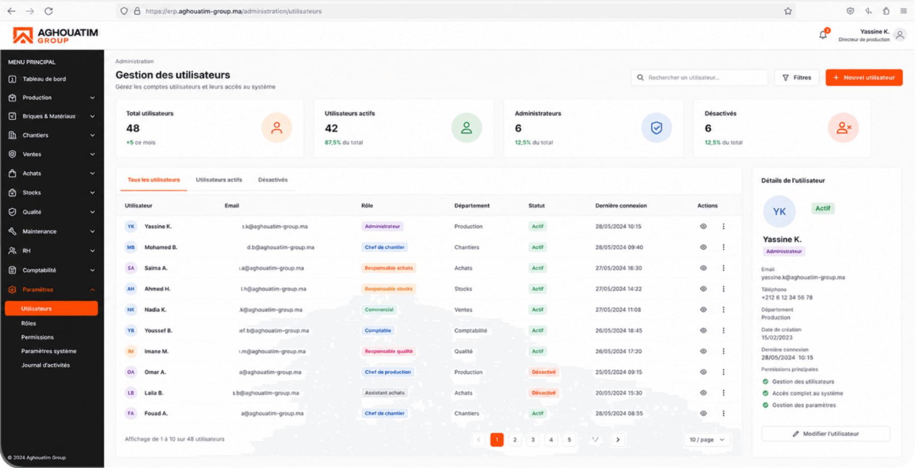 Administration — Groupe Aghouatim