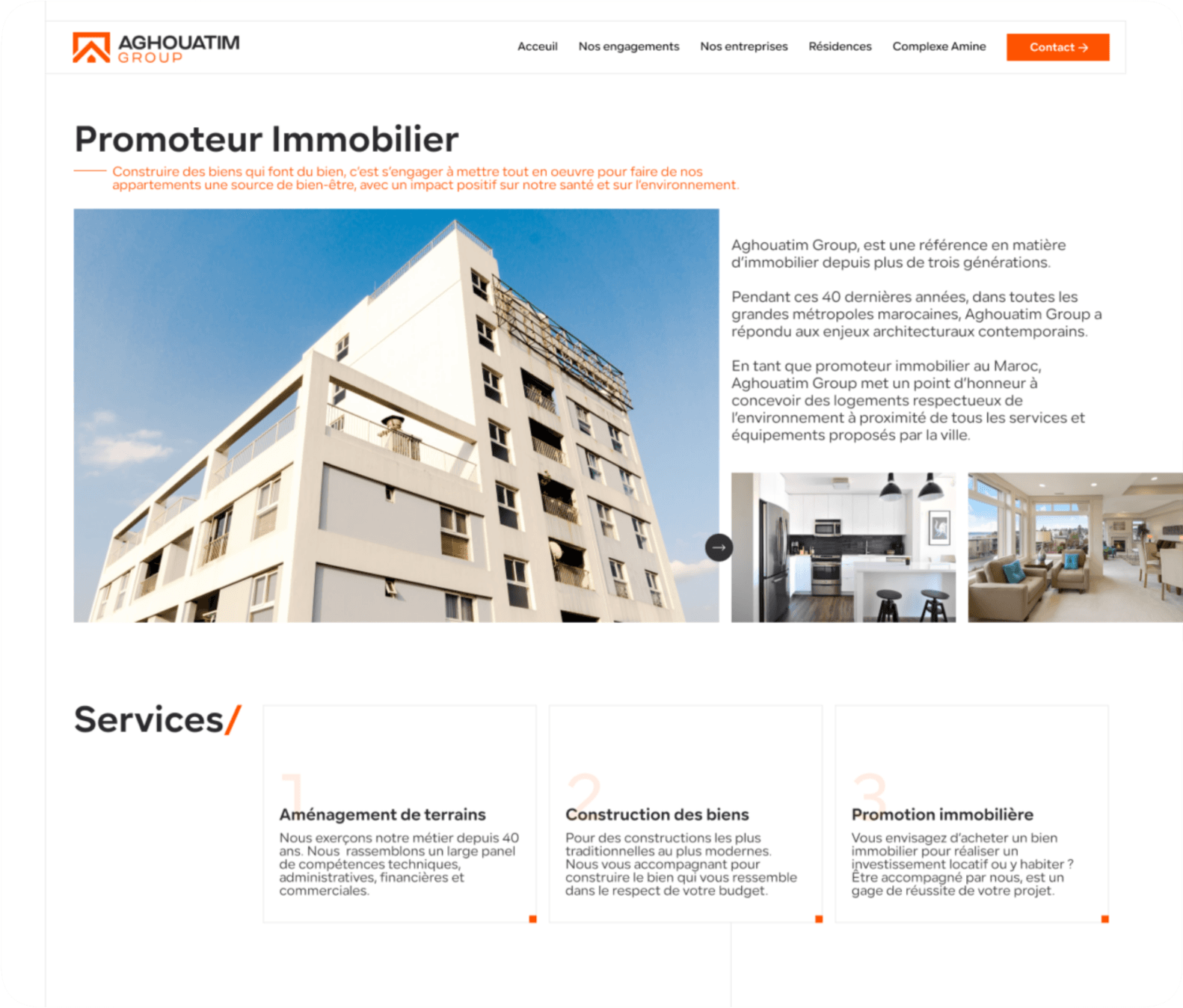 Site corporate — Groupe Aghouatim