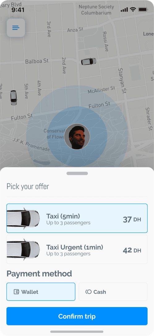 Pick Offer — Taxi Radar